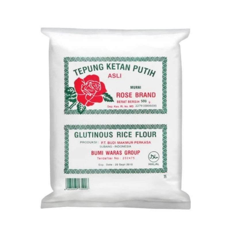 

Tepung Ketan Putih Asli Murni Rose Brand 500g