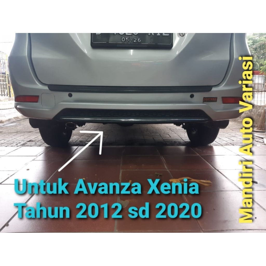 Rear Bumper Guard atau Pengaman Bumper Belakang Avanza Xenia
