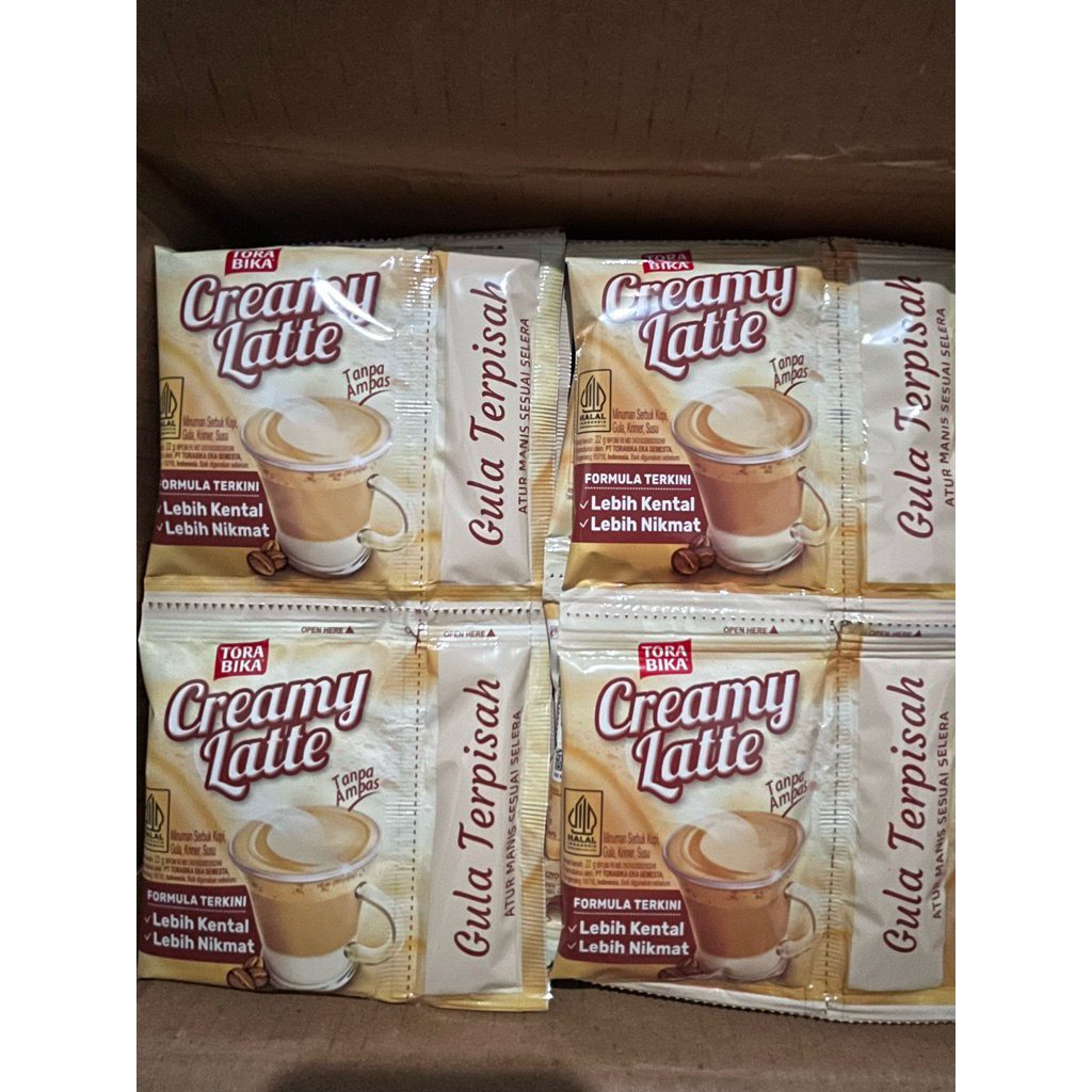 

Tora Bika Creamy Latte 1renteng 10pcs