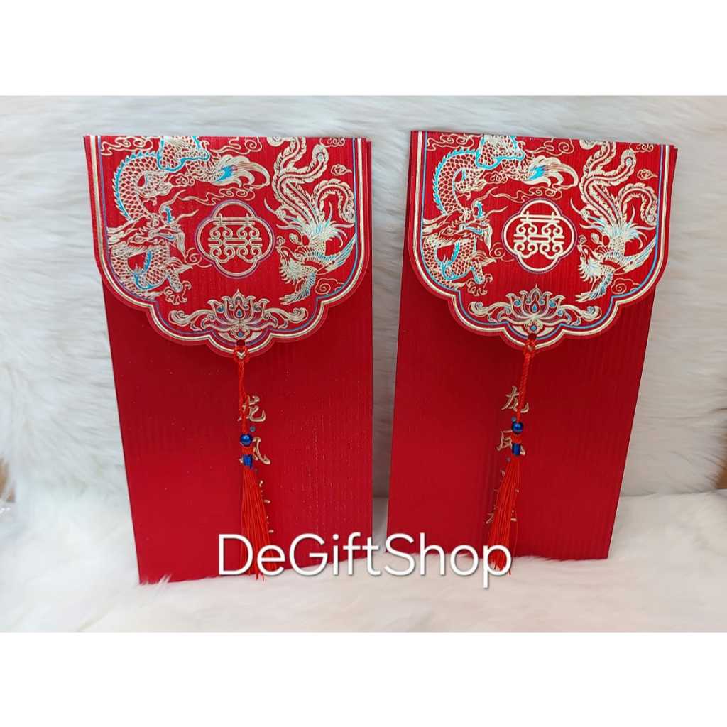 

De Gift Shop Angpao Pernikahan Glitter (Jumbo) | Hong Bao Shuang Xi | Amplop Merah Pernikahan Glitter (Jumbo)