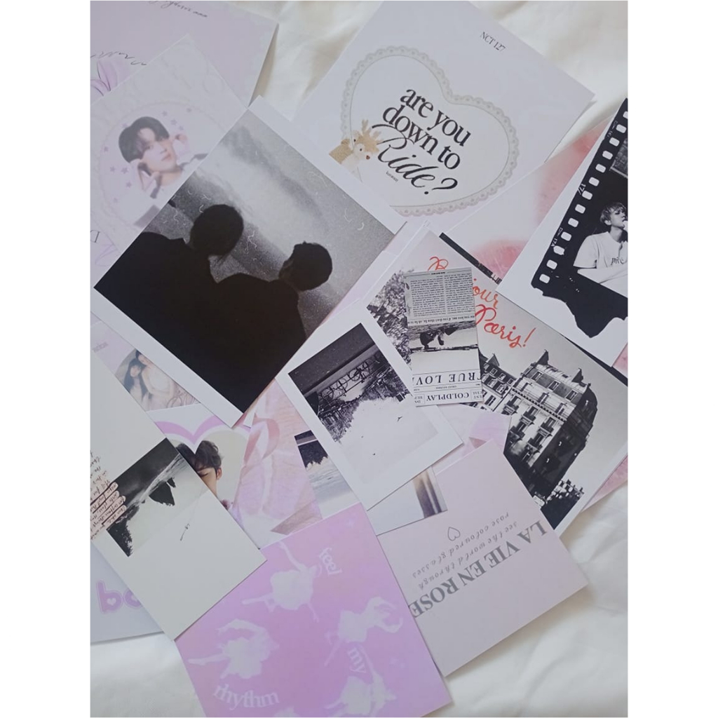 wall decor set / mini poster aesthetic / collage kit / photo wall kit