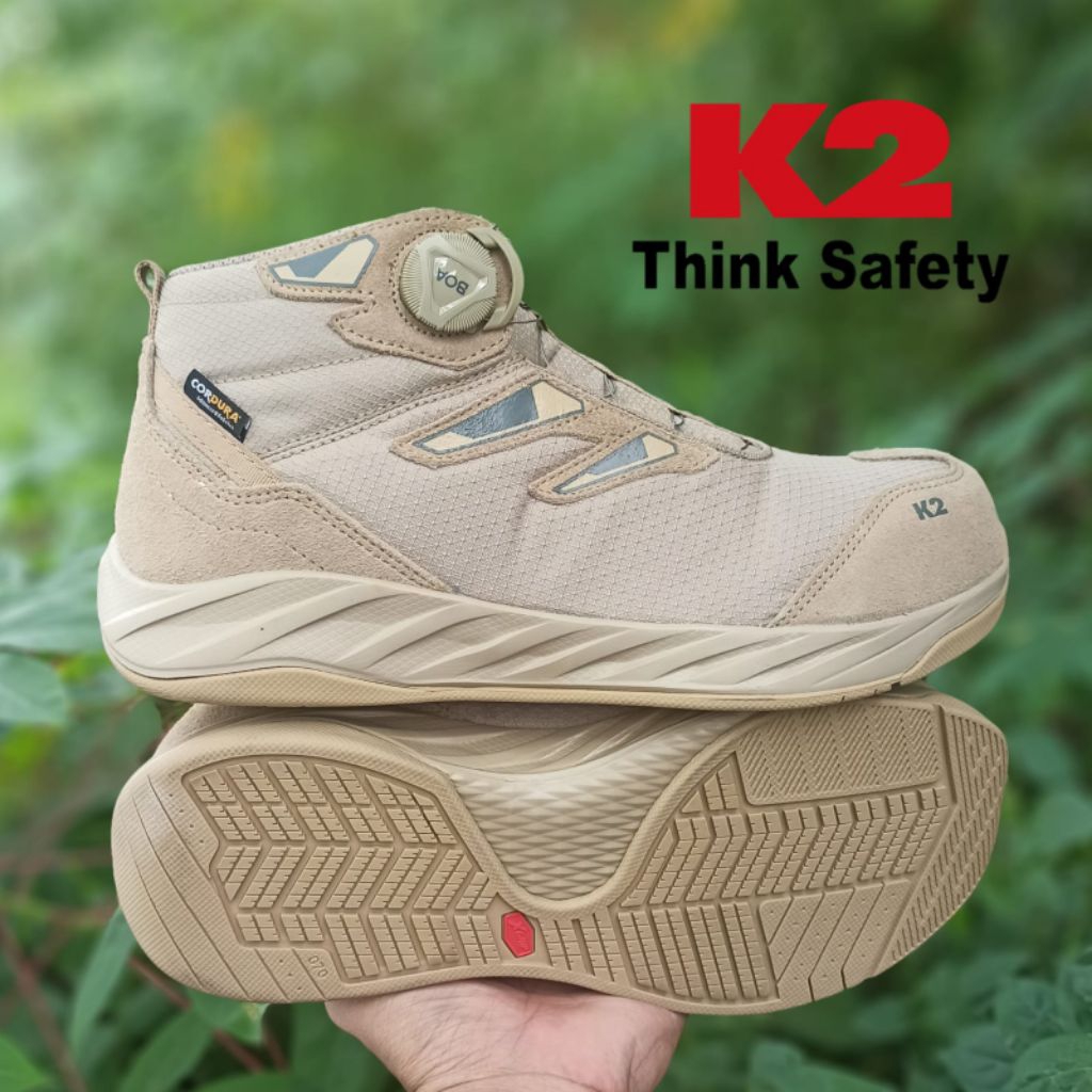 Sepatu safety K2 Boa System sepatu working pria waterproof