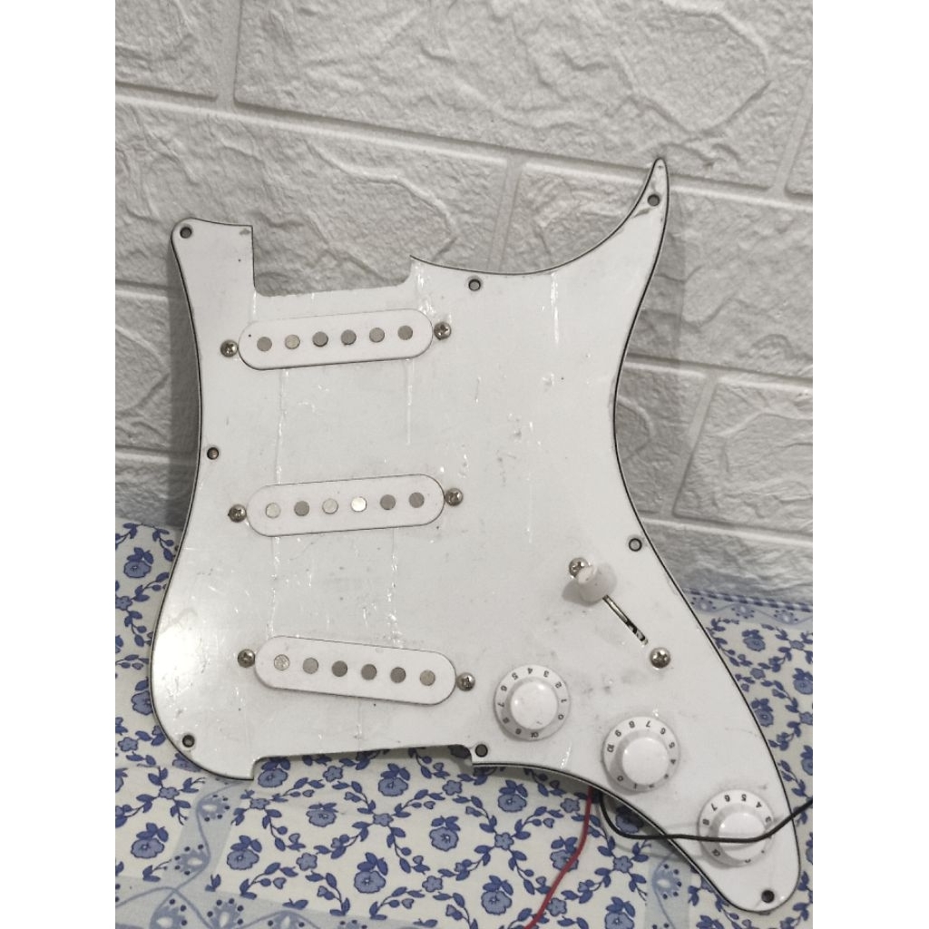 pickup set prs silversky wiring pickguard