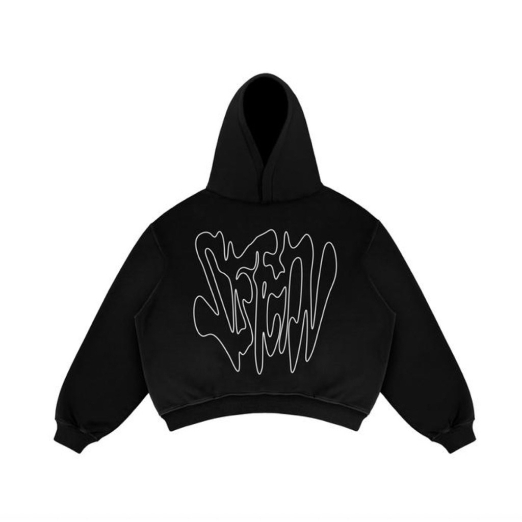 Satisfaction Hoodie Boxy 330GSM Haste black