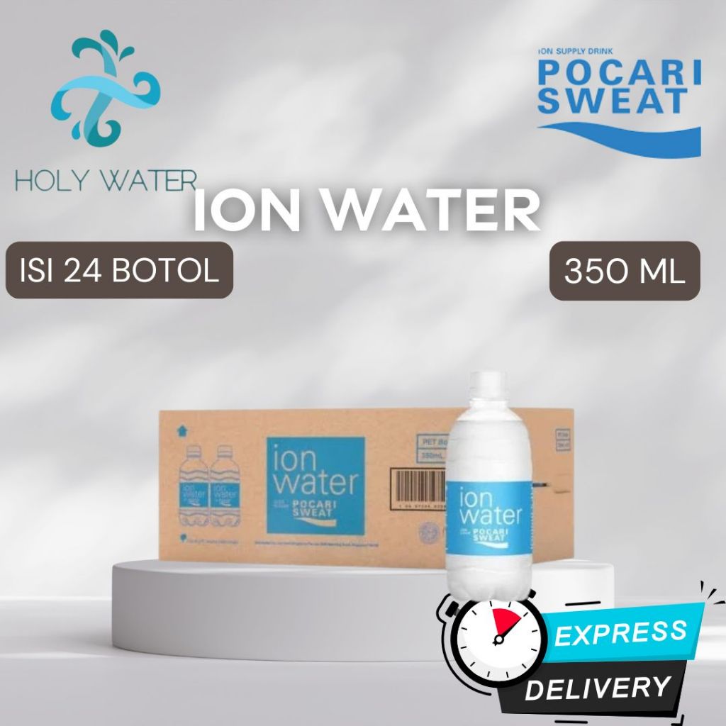 

(INSTANT / SAMEDAY) ION WATER 350ML KEMASAN DUS DAN PAKET 6 BOTOL - READY POCARI, ION WATER 2 LITER, 500ML, 350 ML, KALENG 330 ML Air Minum Kemasan Botol Minuman