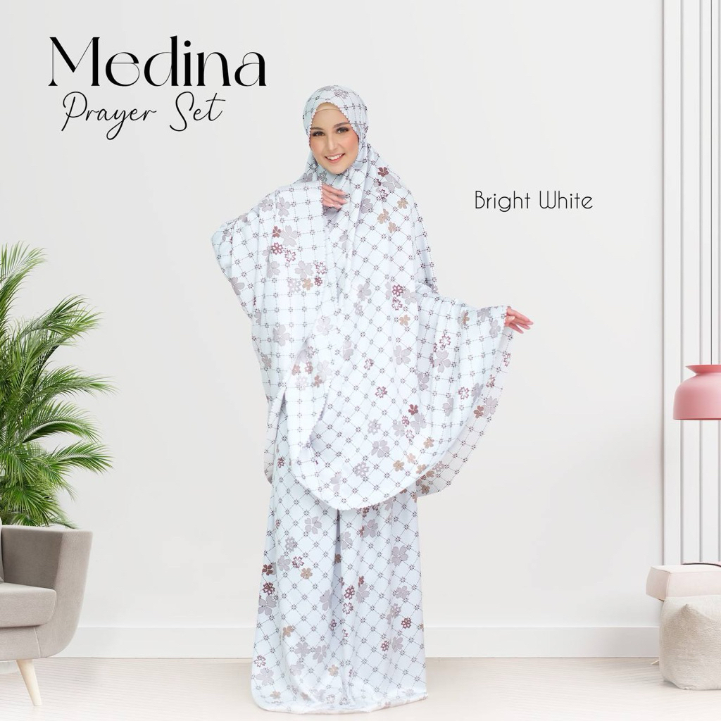 Mukena Medina prayer set/Mukena dewasa 2in1/Mukena Premium