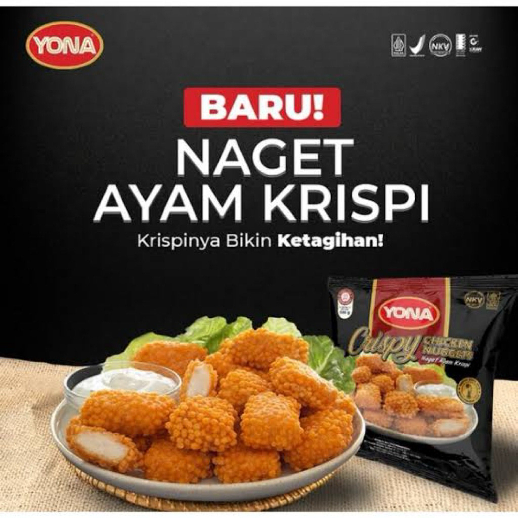 

naget ayam krispy/crispy YONA 250g