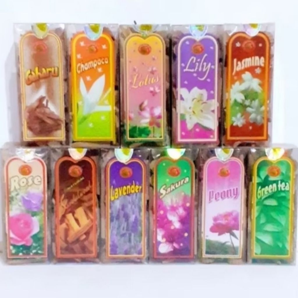 Terangbenderang_ Dupa Aromatherapy Dupa Krucut Golden Frog Dupa Super Wangi Isi 50Pcs Jasmine Gaharu