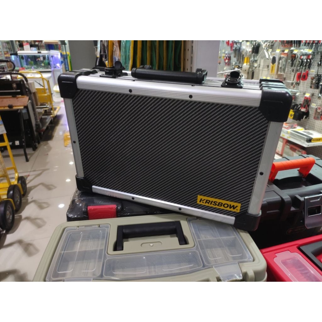 Krisbow Koper Aluminium Serbaguna / Koper Jam Tangan  / Koper Diecast / Koper Koleksi Koper Protecto