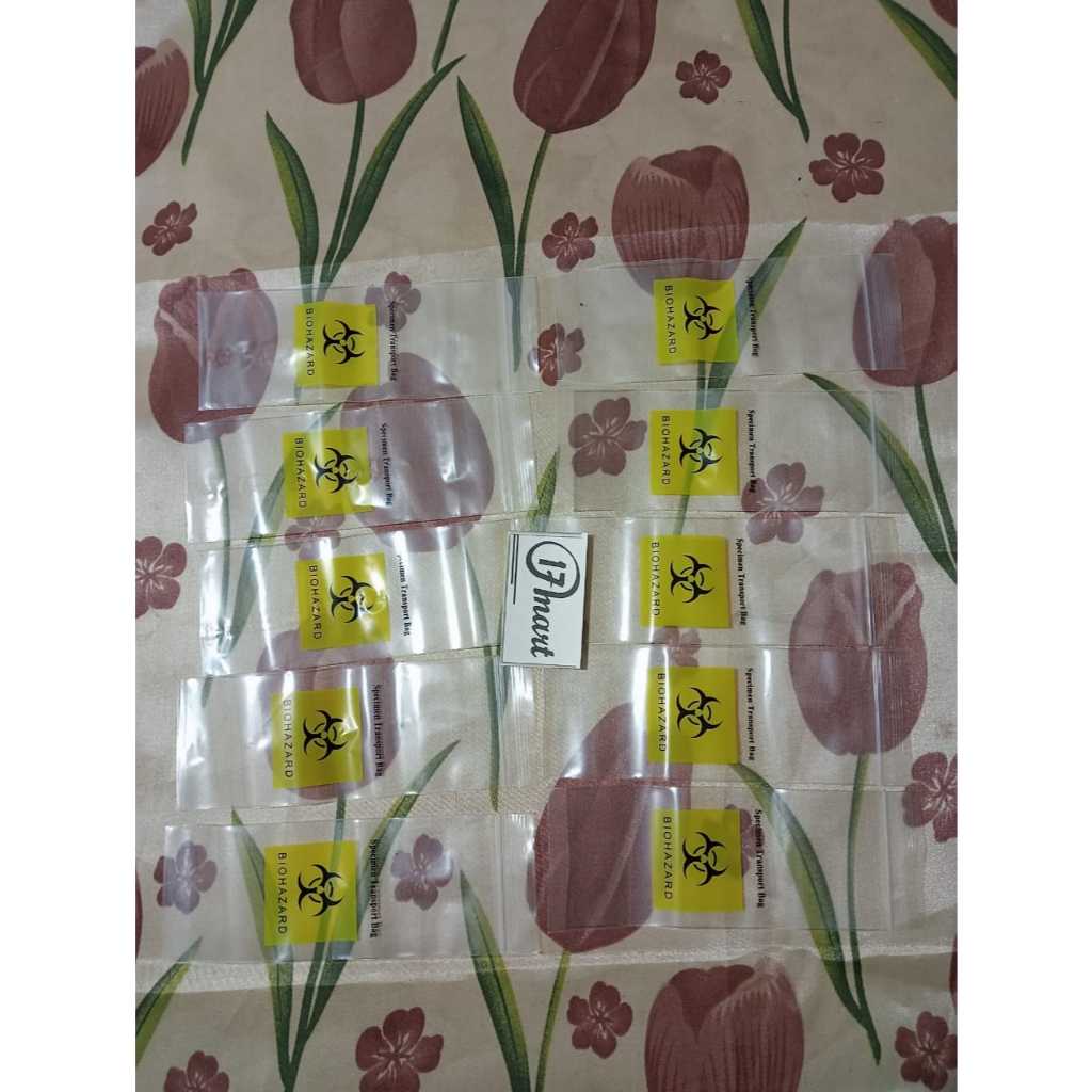Plastik Spesimen / Plastik Biohazard (Jual per10 biji)