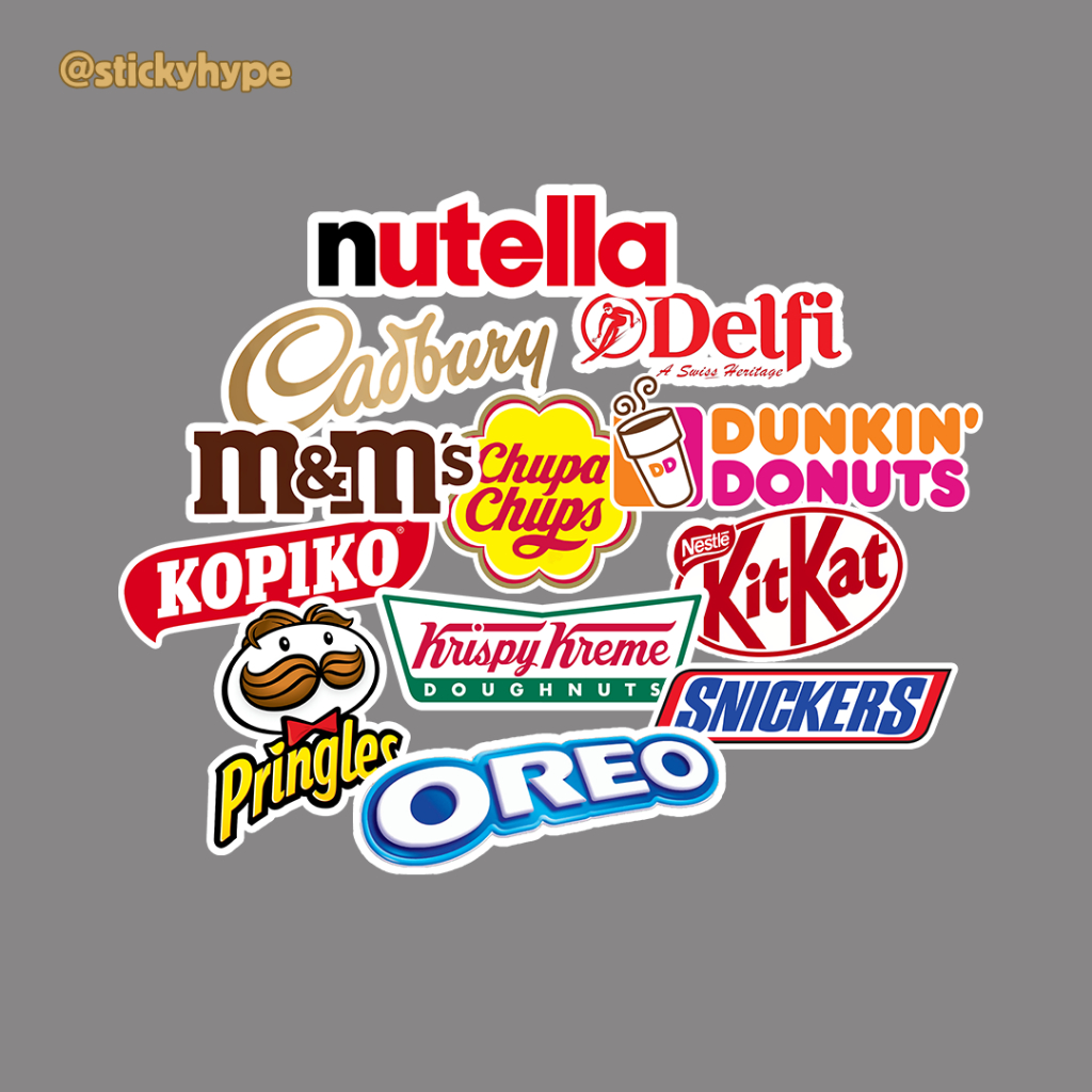 

Sticker Vinyl Food Edition-12pcs Sticker