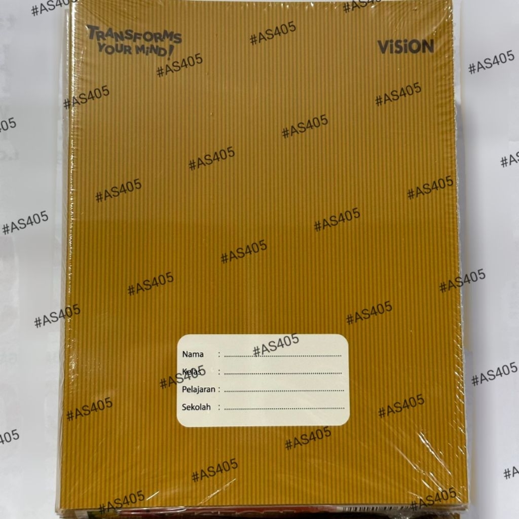 

Buku Tulis VISION - COKLAT 38 lembar || BONUS STIKER