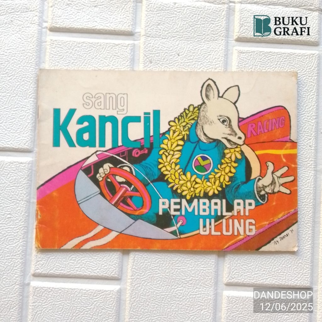 Sang Kancil Pembalap Ulung (1978) - Buku Cerita Anak Bergambar Original Bekas