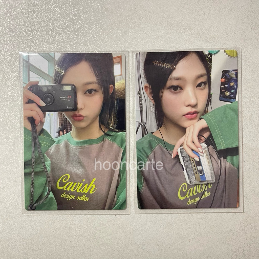 pc photocard new jeans njz bunnies camp haerin set