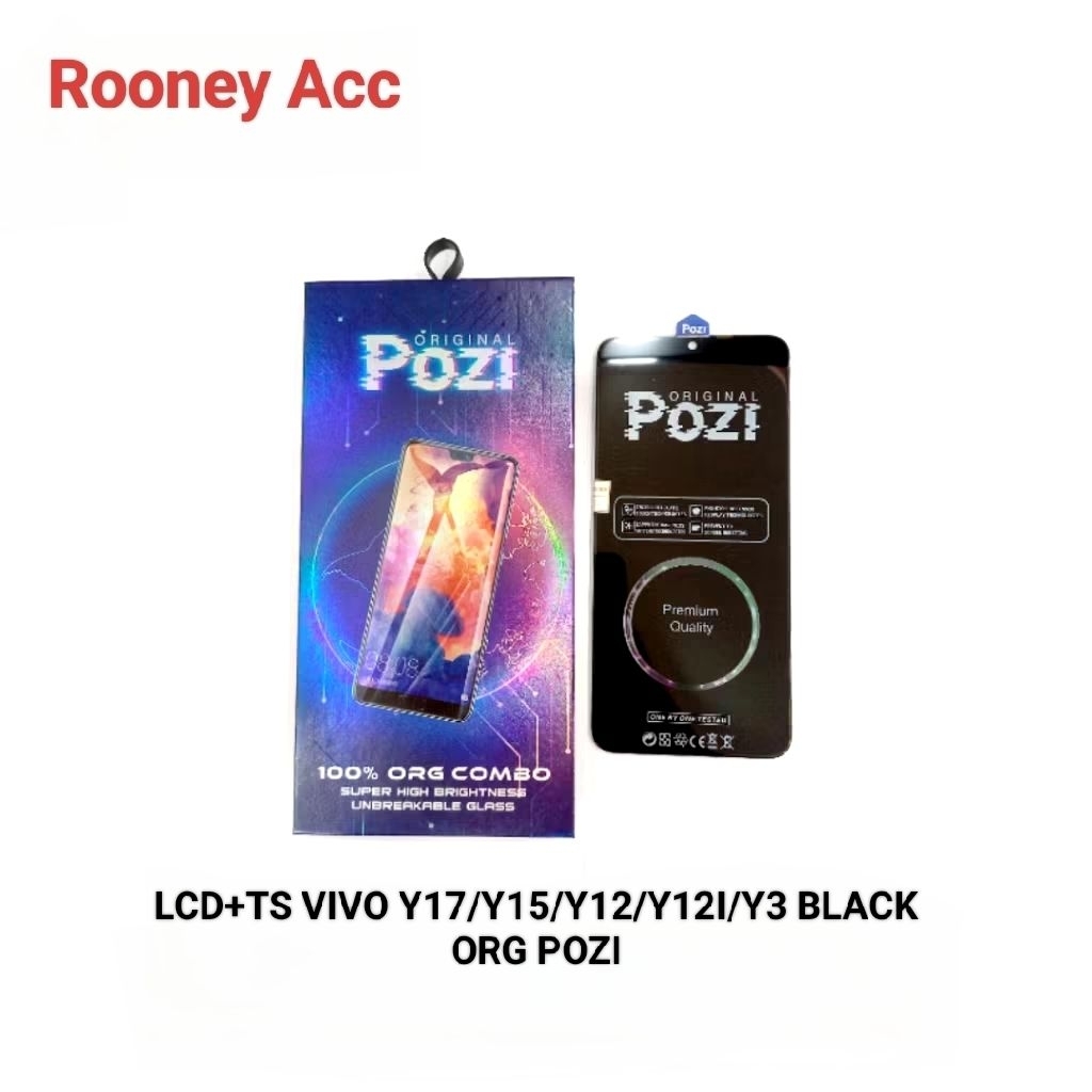 [POZI] LCD POZI LCD+TS VIVO Y17/Y15/Y12/Y12I/Y3 BLACK ORG POZI