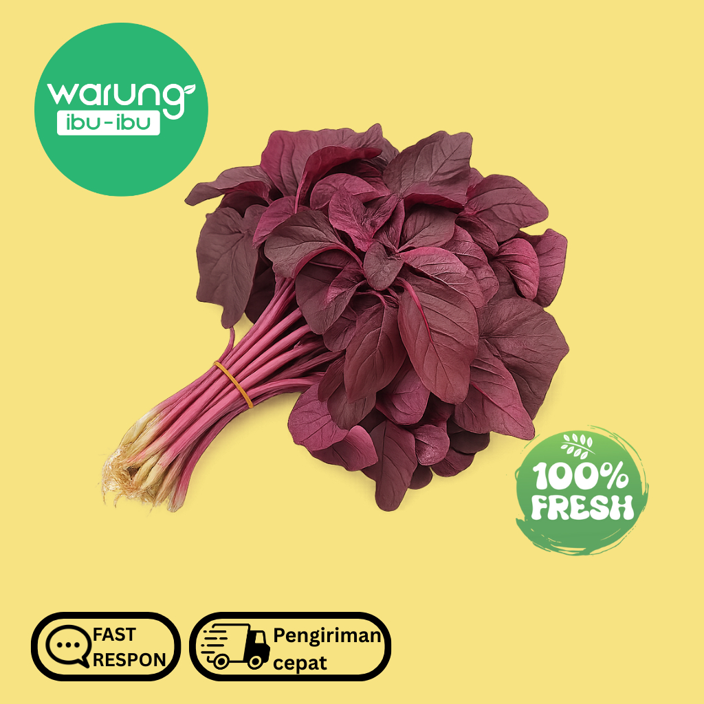 

Bayam Merah Bersih Segar (Red Spinach)