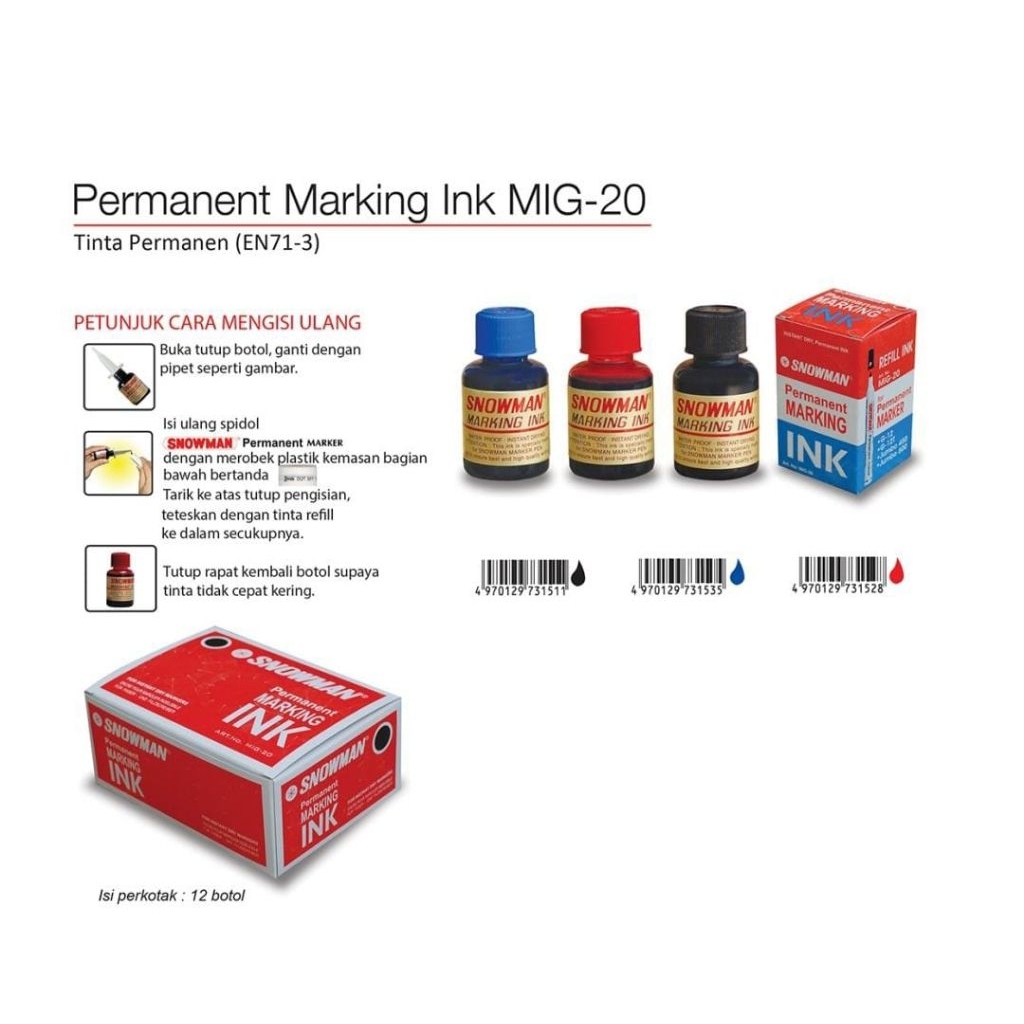 

Tinta Permanen G12 ( Mig-20 )