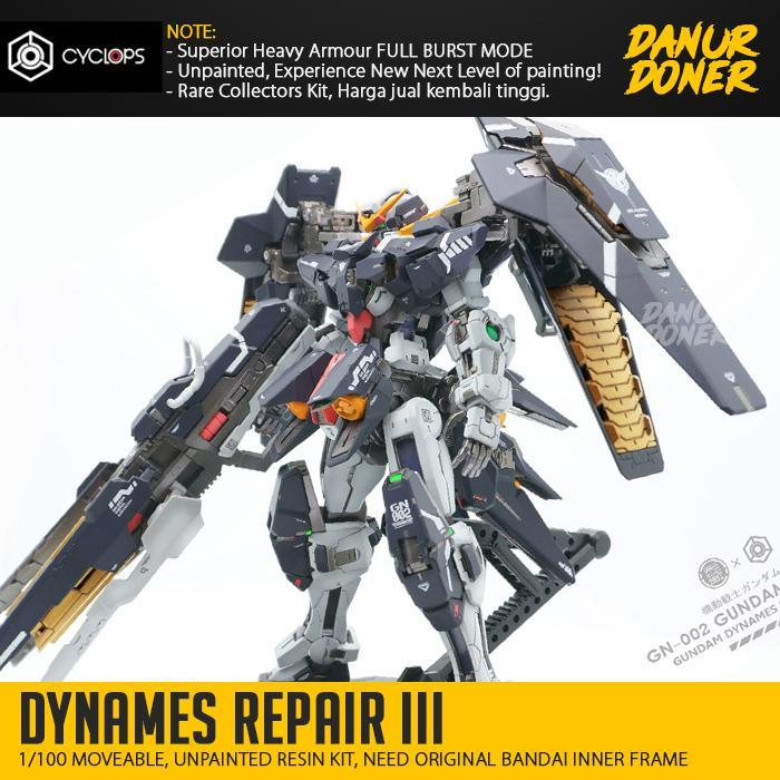 MG DYNAMES REPAIR 3 GUNDAM RESIN DRESS CONVERSION KIT by CYCLOPS