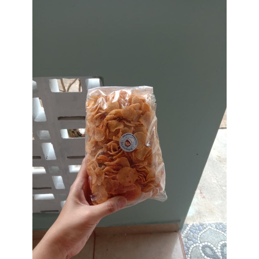 

Molring /Cimol Kering 1/4 KG /Citruk Khas Tasikmalaya Gurih, Renyah, kualitas Premium