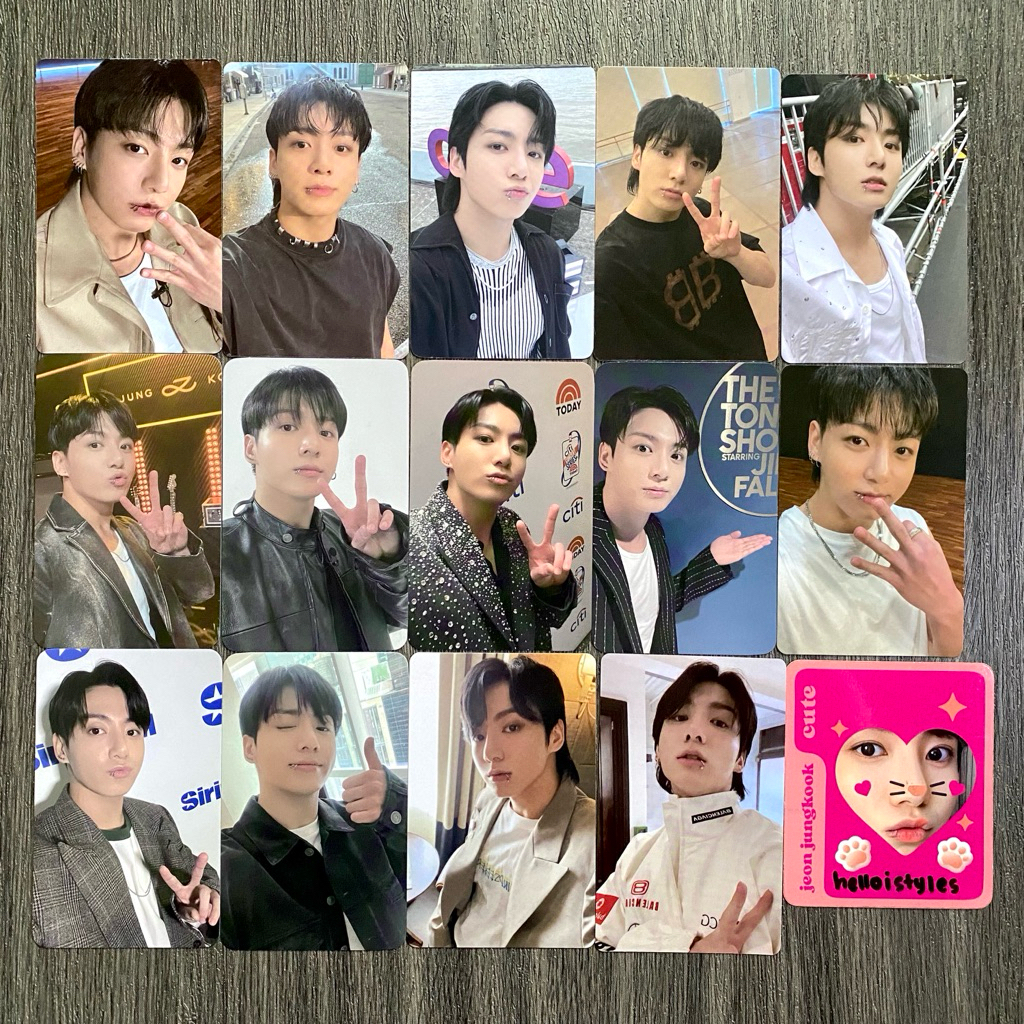 PHOTOCARD JUNGKOOK BTS OFFICIAL JK GOLDEN LUCKY DRAW LD M2U PWS SW R1 R2 ONLINE STAGE JPFC UMS JAPAN