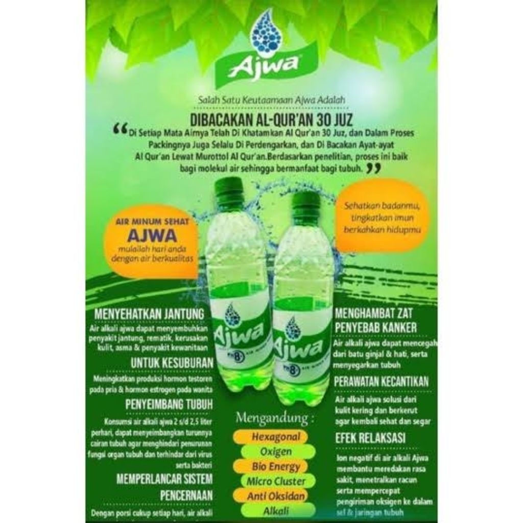 

AIR AJWA air untuk kesehatan