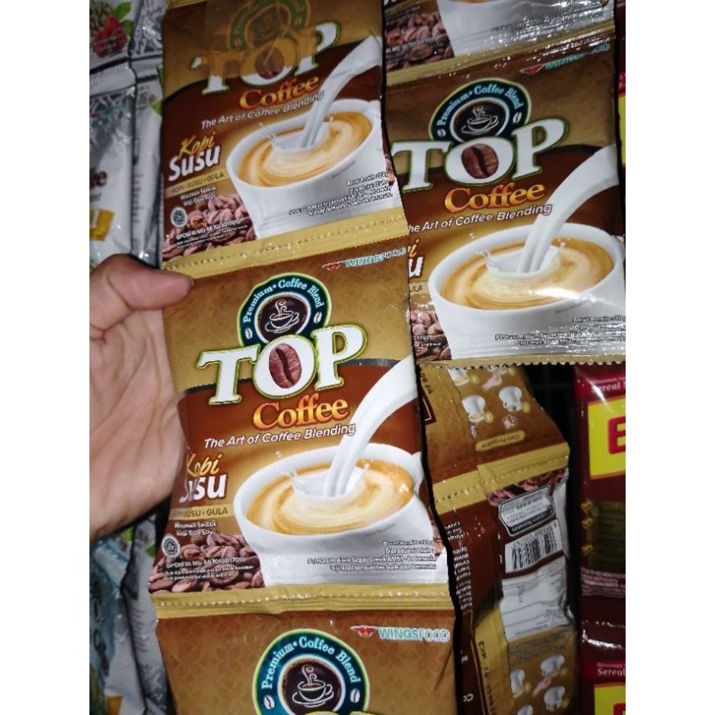 

top coffe 1 renceng 10 bungkus / kopi murah / kopi