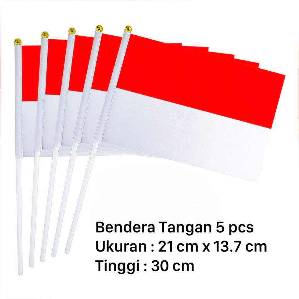 BENDERA MERAH PUTIH BENDERA KECIL 17 AGUSTUS BENDERA PAWAI HUT RI BENDERA MEJA BENDERA KAIN MERAH