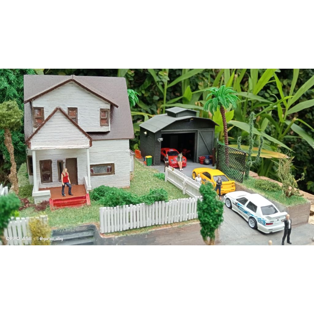 Diorama Diecast Toretto House of Fast and Furious