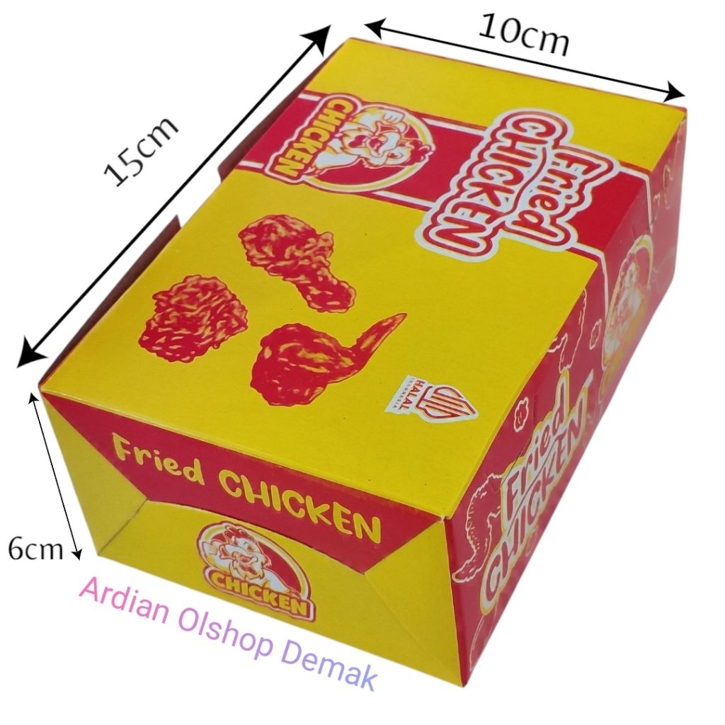

Fried Chicken box Kemasan Wadah Fried Chicken Pack Chicken Bucket ProSnack Box Ayam Goreng PaperBox Ayam KriukGrease-Free Chicken BoxHotBox Ayam GorengEcoBucket Fried ChickenTakeaway Chicken Box food grade