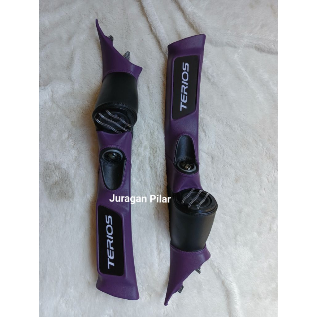 Pilar 3 way Rush dan Terios lengkap speaker midrange dan tweeter