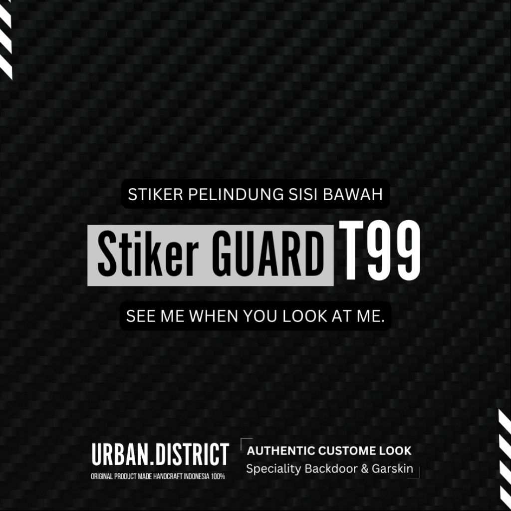 

T-99 Guardian Bottom Stiker By URBAN DISTRICT INDONESIA