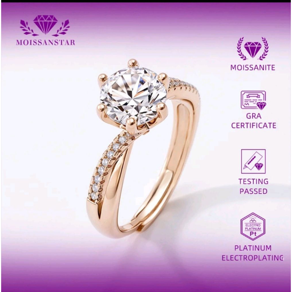 cincin premium motif berlian kualitas terjamin cincin korea titanium original mewah berkualitas