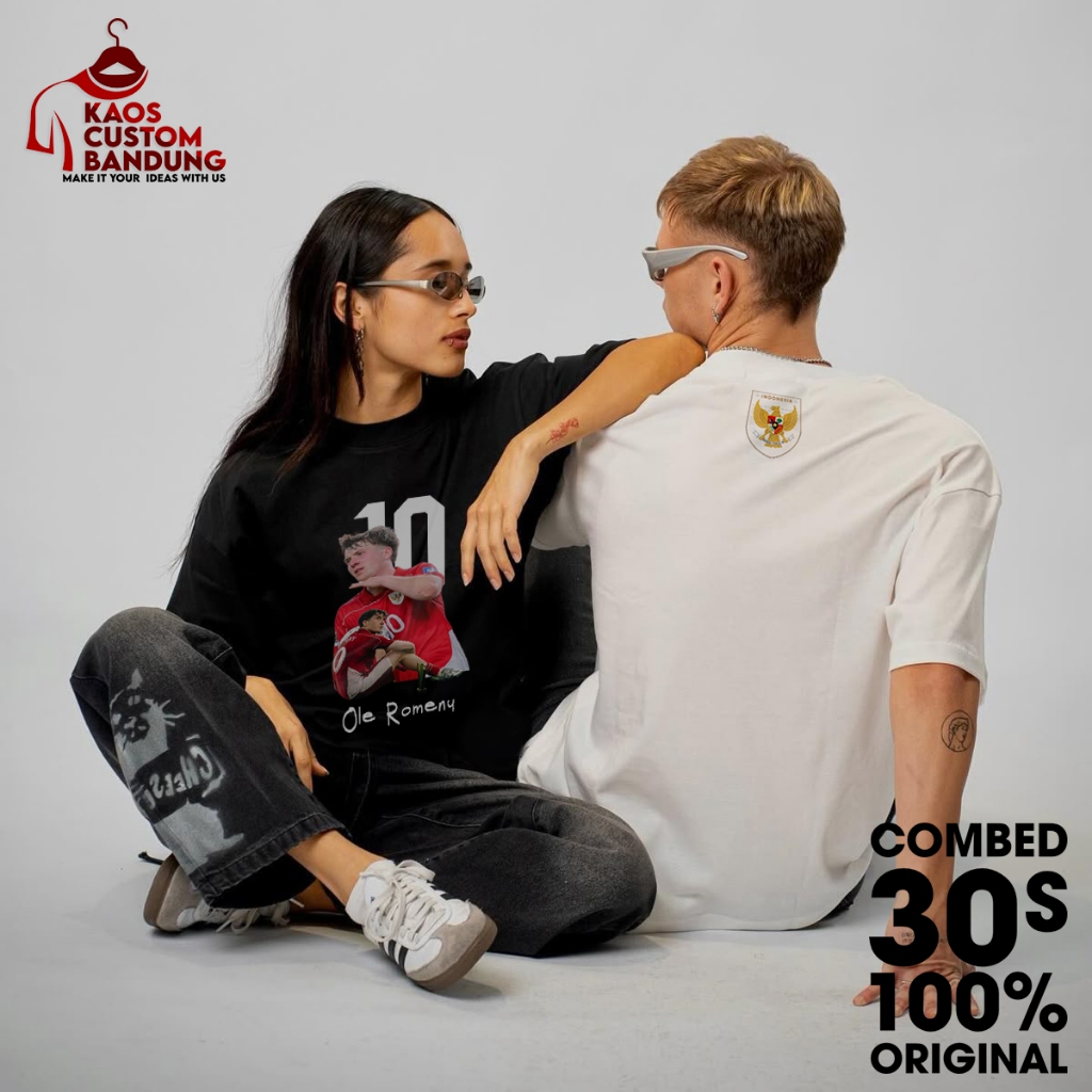 Kaos Timnas Indonesia kualiaats premium original cotton 100% Kaos Bola Timnas Naturallisasi Kaos Bol