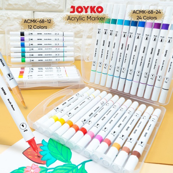

KODE X87R Acrylic Marker Spidol Akrilik Joyko ACMK68
