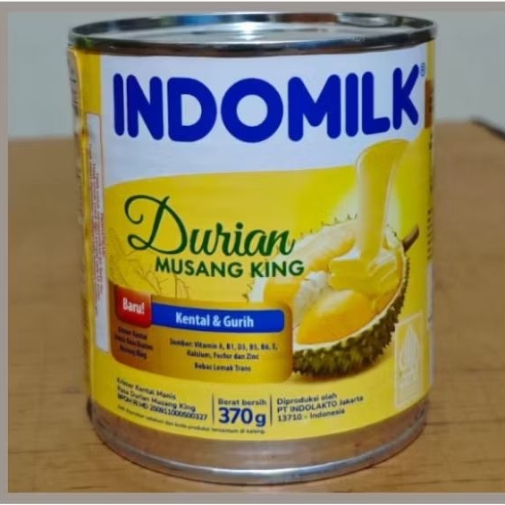 

INDOMILK KENTAL MANIS DURIAN MUSANG KING 370 GRAM