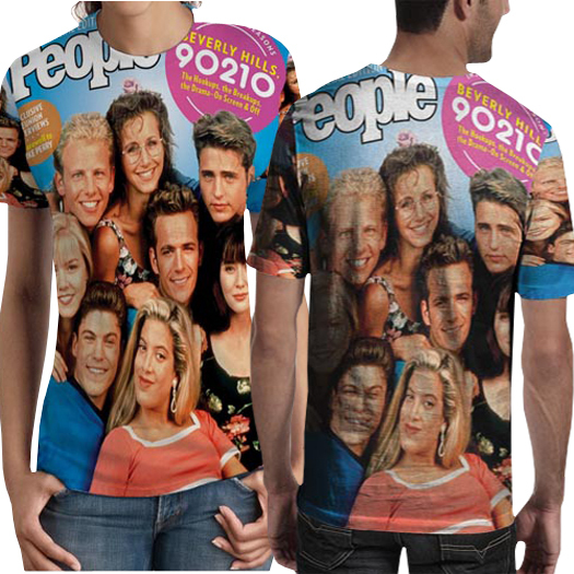 Kaos Beverly Hills Tshirt Fullprint Unisex Casual Bahan Polyester Jersey [PO 3 HARI]