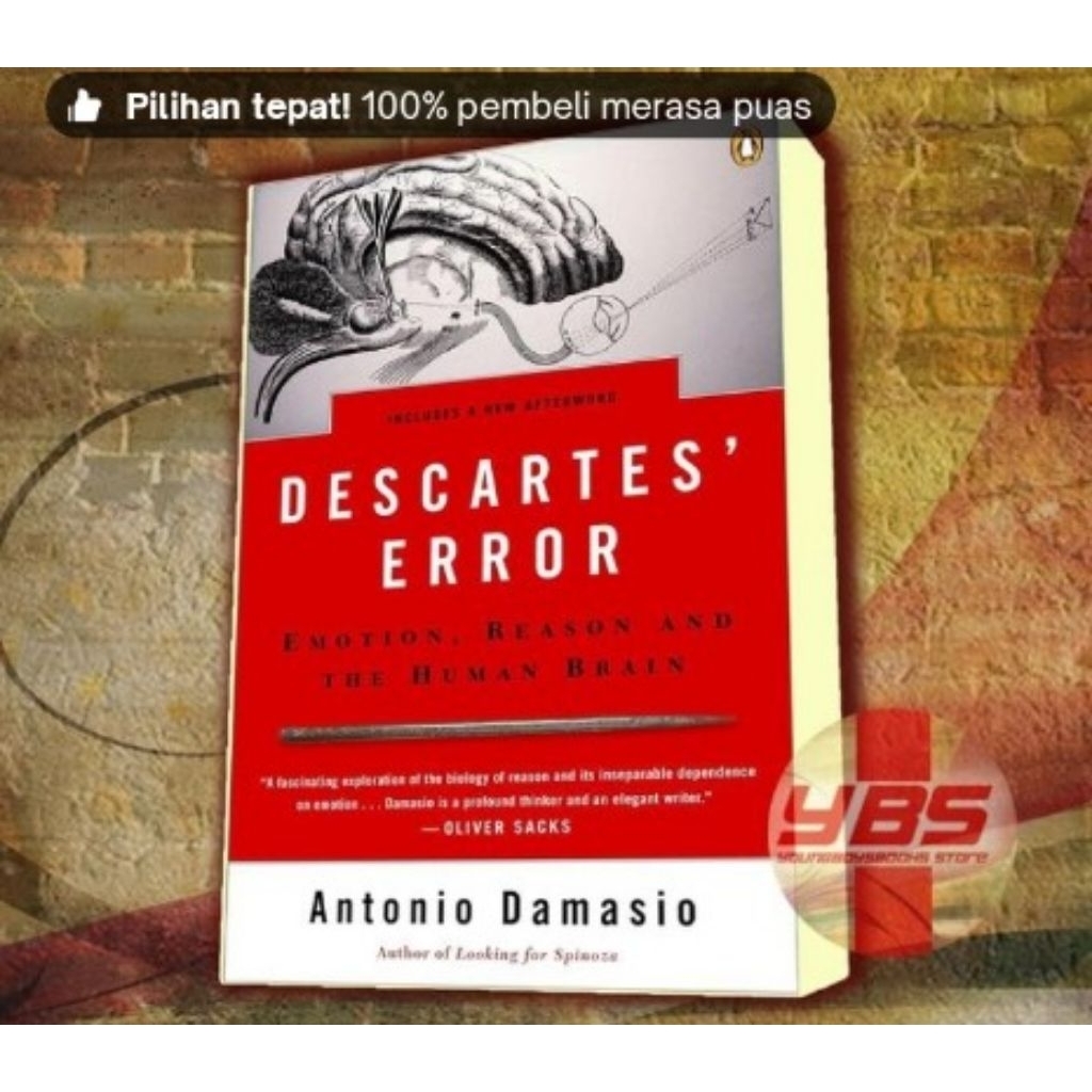 Buku Descartes' Error: Emotion, Reason, and the Human Brain