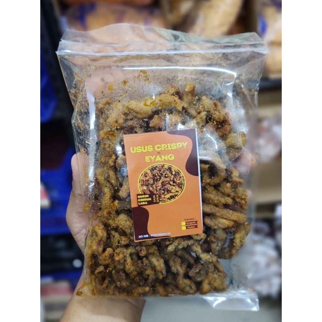 

Usus Eyang Crispy 200gr / Usus Crispy pedas Gurih isi 200gr