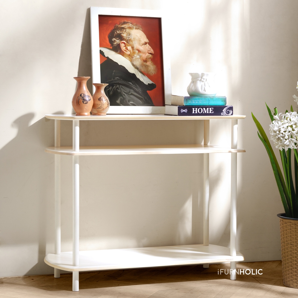 IFURNHOLIC Trisha Console Table | Meja Console Minimalis | Meja Konsul Ruang Tamu Minimalis | Meja F