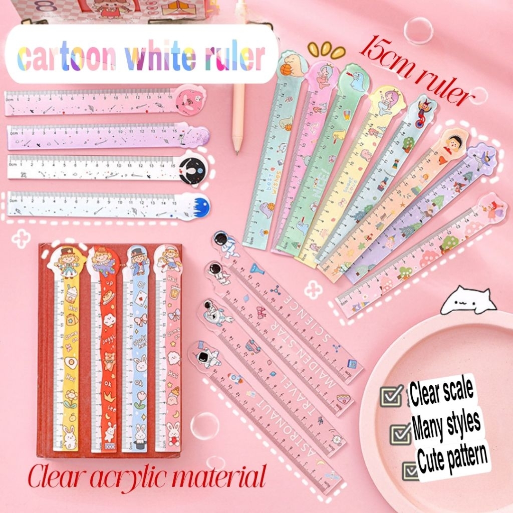 

NANA PENGGARIS Akrilik Lucu Pastel Unyu Lucu - Alat Tulis Anak yang Menyenangkan dan ,kawaii RT95