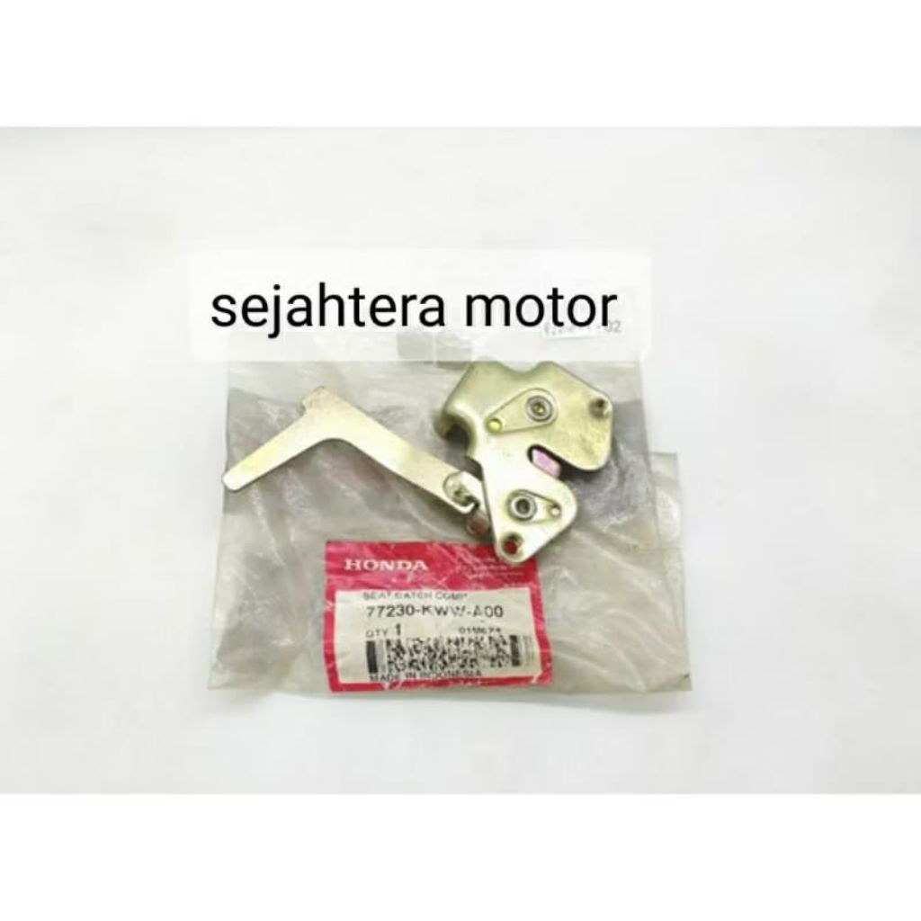 SEAT CATCH COMP/KUNCI LAWAN SADEL BLADE NEW asli HONDA 77230-KWW-A00