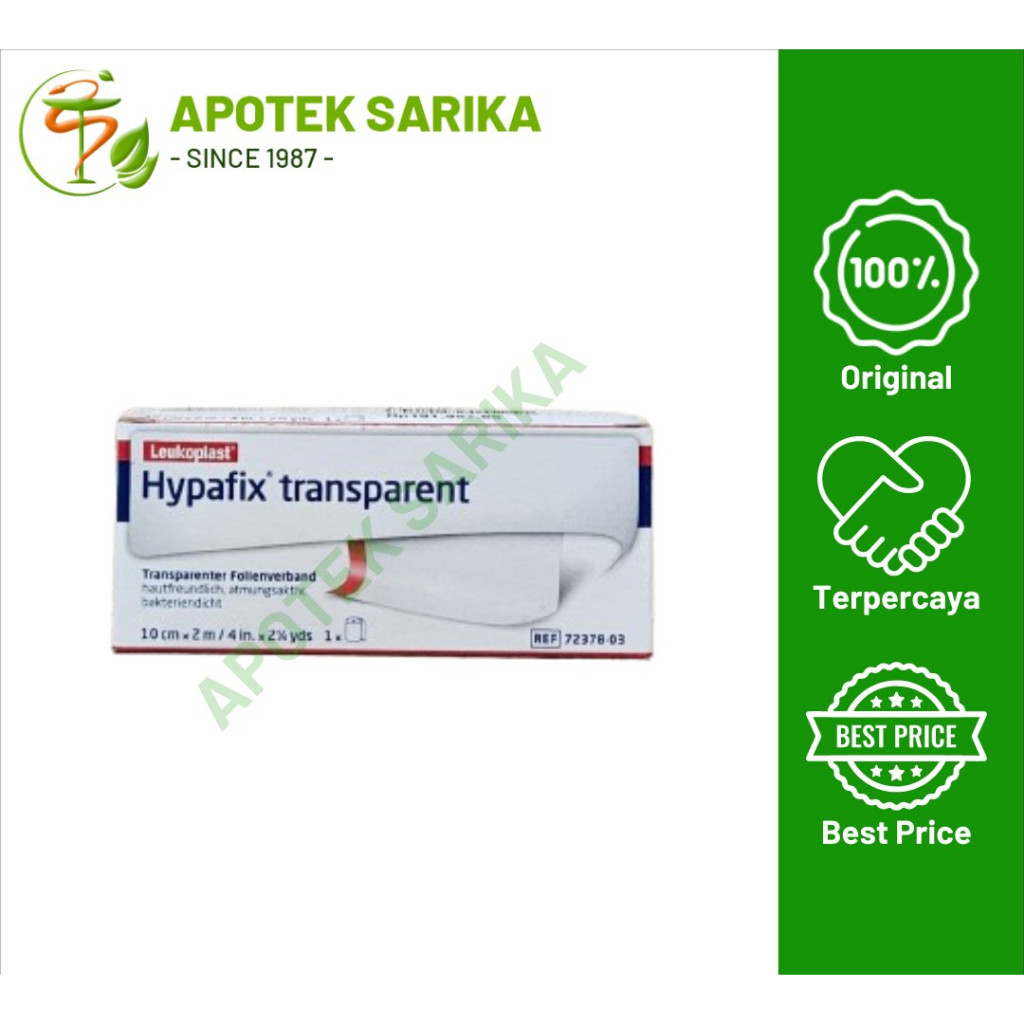 Hypafix Transparan - Plester Luka BSN Transparan Anti Air