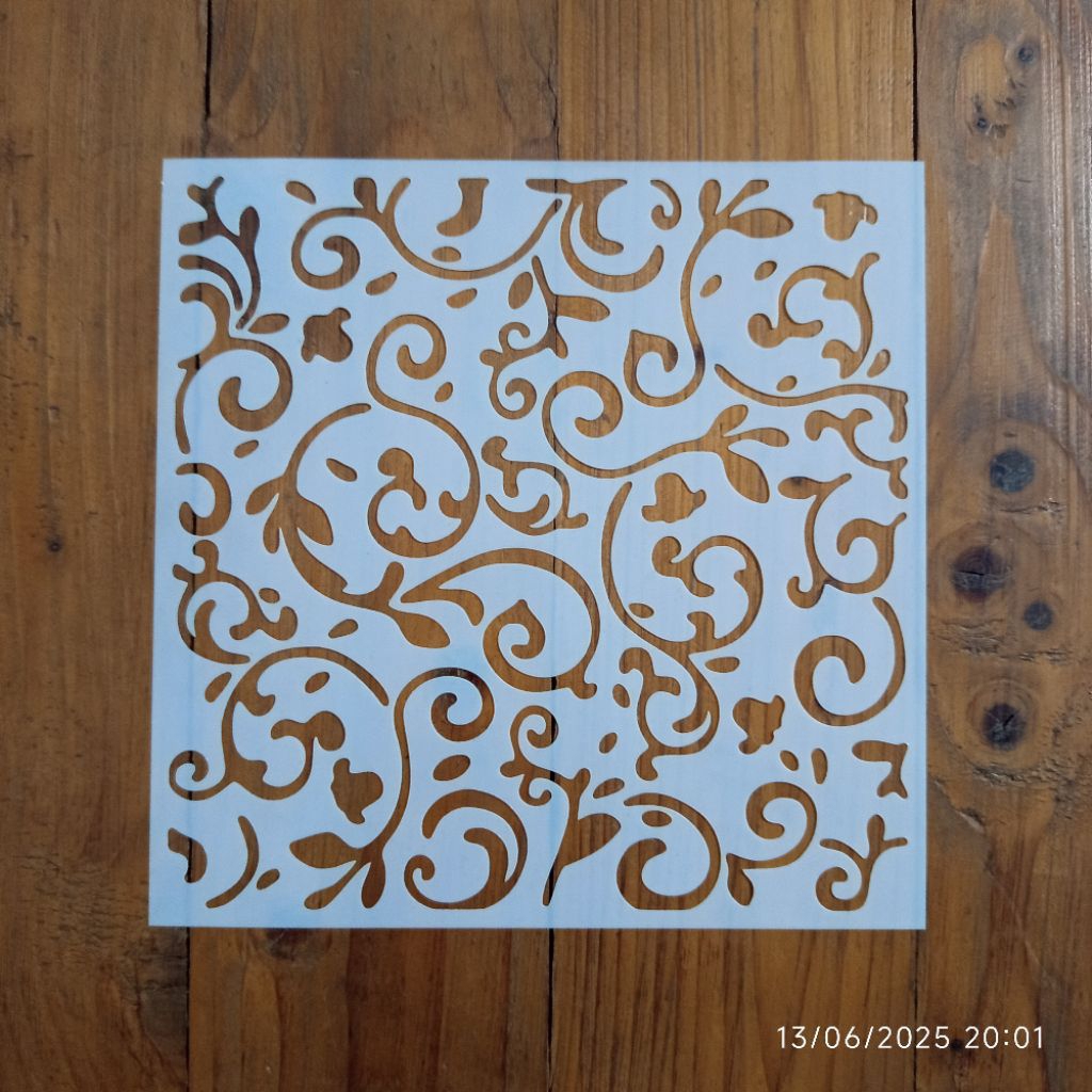 

Bcalleigh Stencil Motif Bunga | Floral Pattern | Ukuran 21 x 21 cm