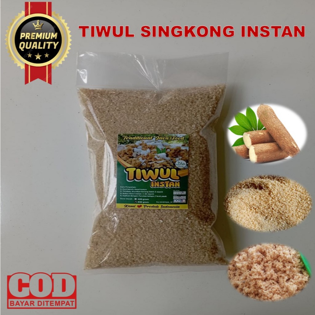 

Tiwul Instan Oyek Asli Dari Singkong Organik