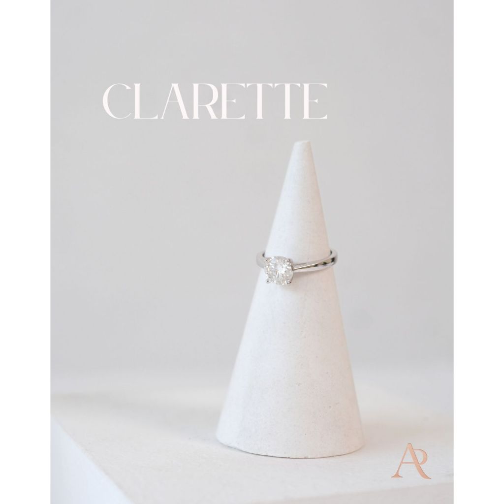 {ARVEE} - CLARETTE RING | CINCIN MOISSANITE MOISSANITE PREMIUM PERHIASAN MOISSANITE CINCIN WANITA St
