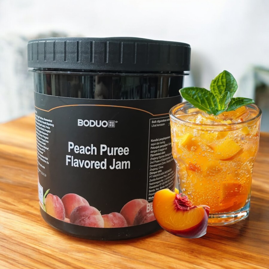 

Boduo Peach Puree Flavored Jam - Persik Selai 1300 gram