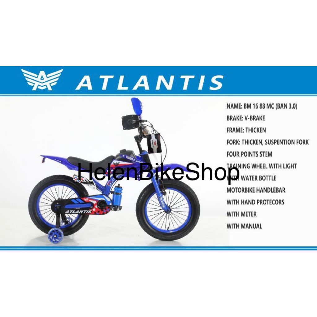 Sepeda bmx 18inch Motorcross Atlantis(Eskepdisi)