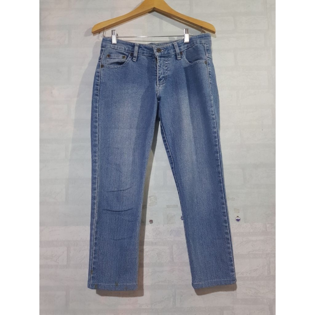 Preloved celana jeans wanita 7/8 dual xxl