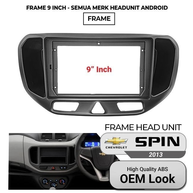 Frame Head Unit 9 Inch Chevrolet Spin