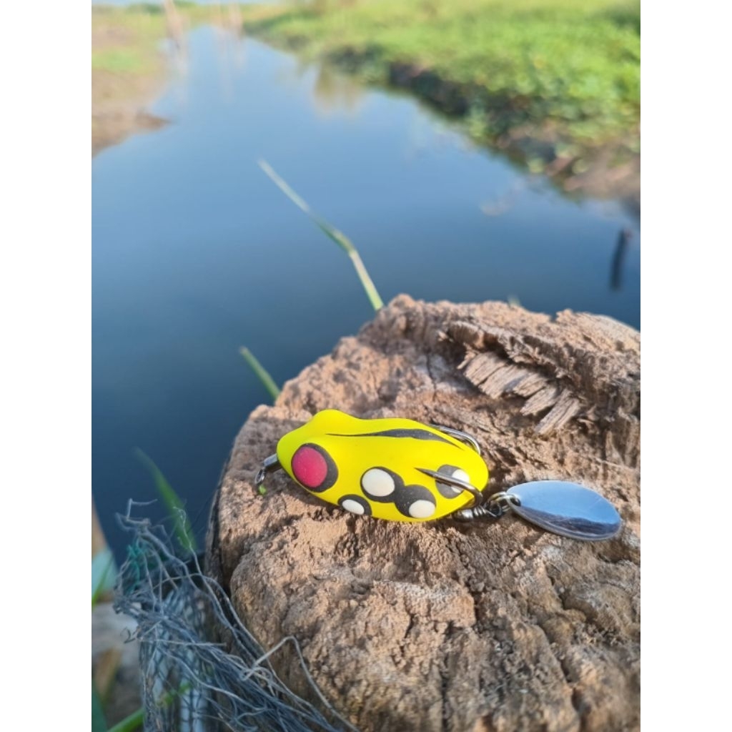 SOFT FROG MINI UMPAN IKAN GABUS KOCOLAN